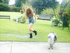 HORNY LADY AND HER DOG