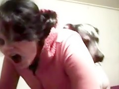 Fucked dog teen Brave woman