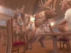 Asi se divierten los renos